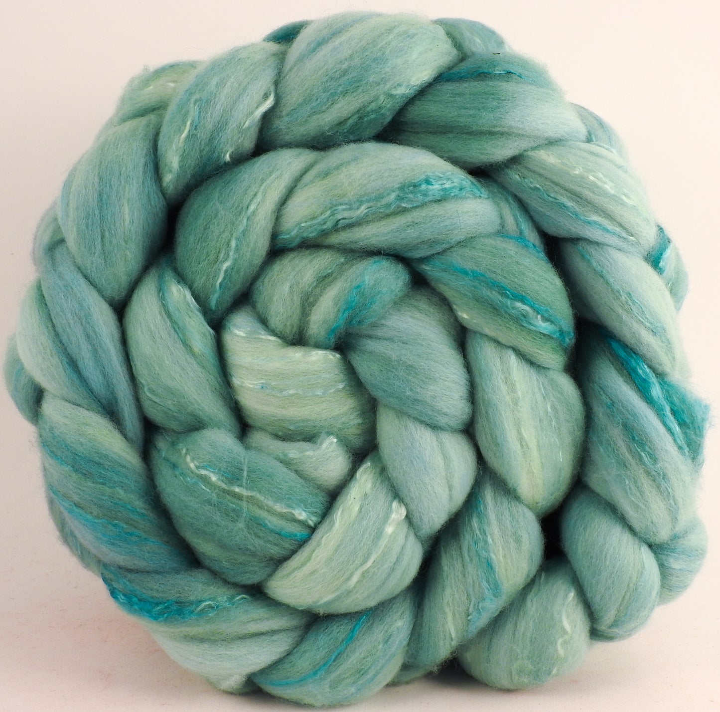 18.5 Micron Merino/ Mulberry Silk (70/30) - Spearmint - (6 oz)