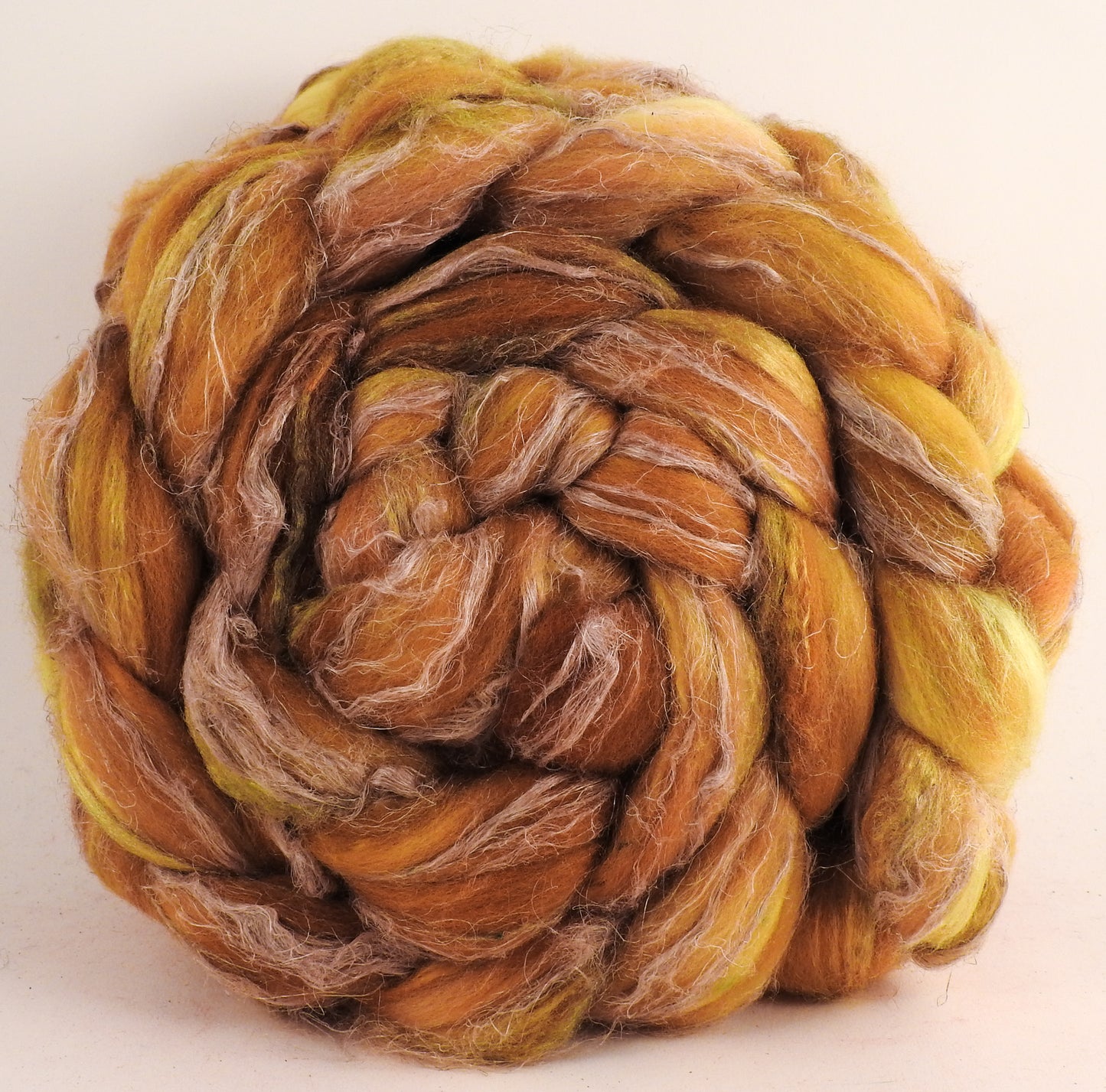 Merino/ Tussah Silk/ Natural Flax (50/25/25) -Lion's Mane- (5.7 oz.)