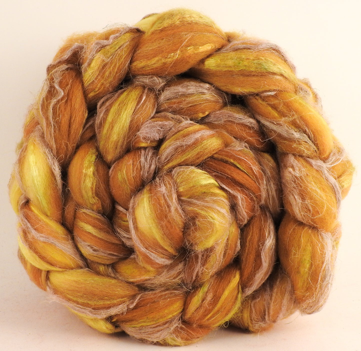 Merino/ Tussah Silk/ Natural Flax (50/25/25) -Lion's Mane- (5.7 oz.)