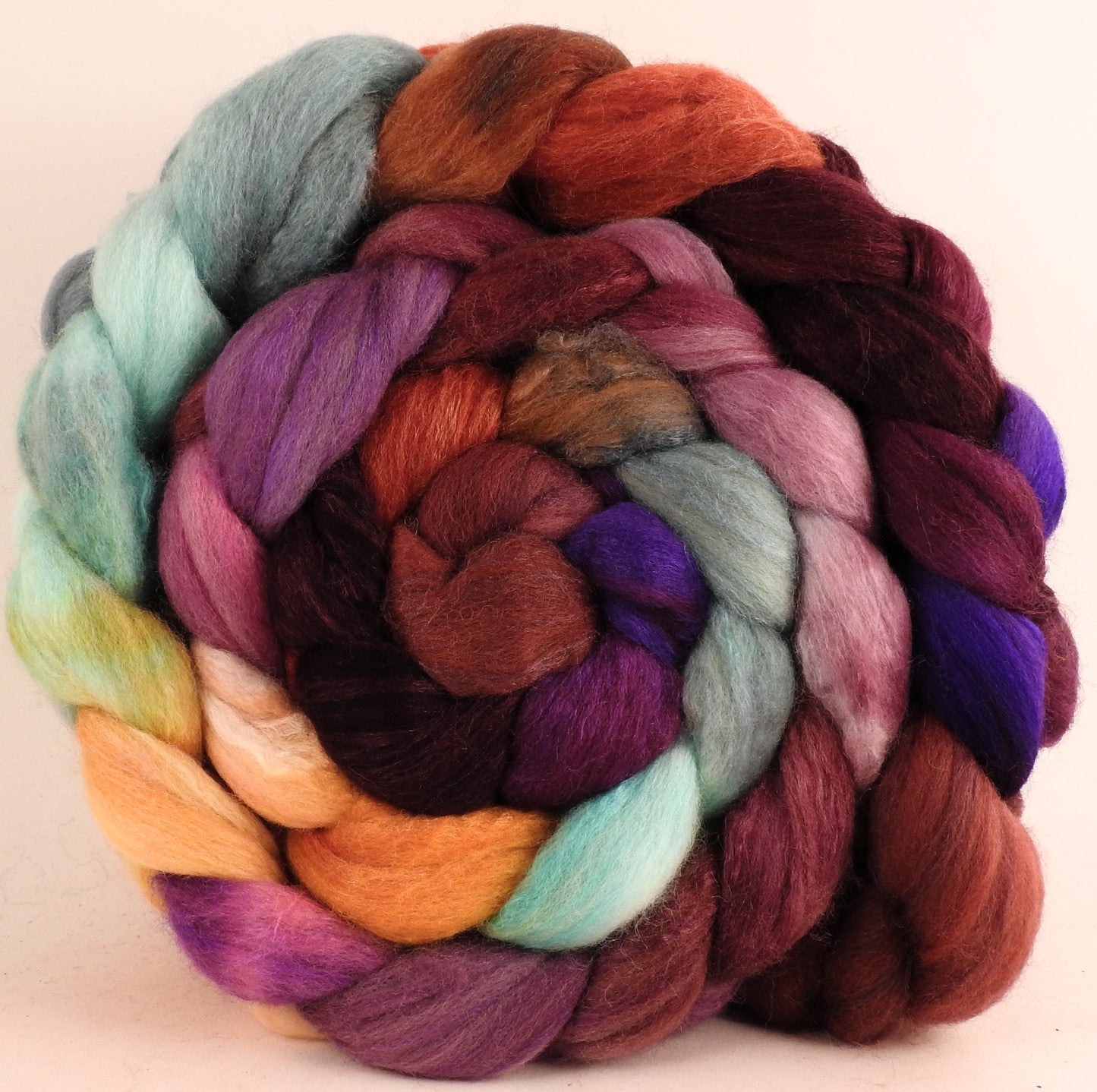 Polwarth /Tussah silk Top (60/40)- Red Queen -5.5 oz