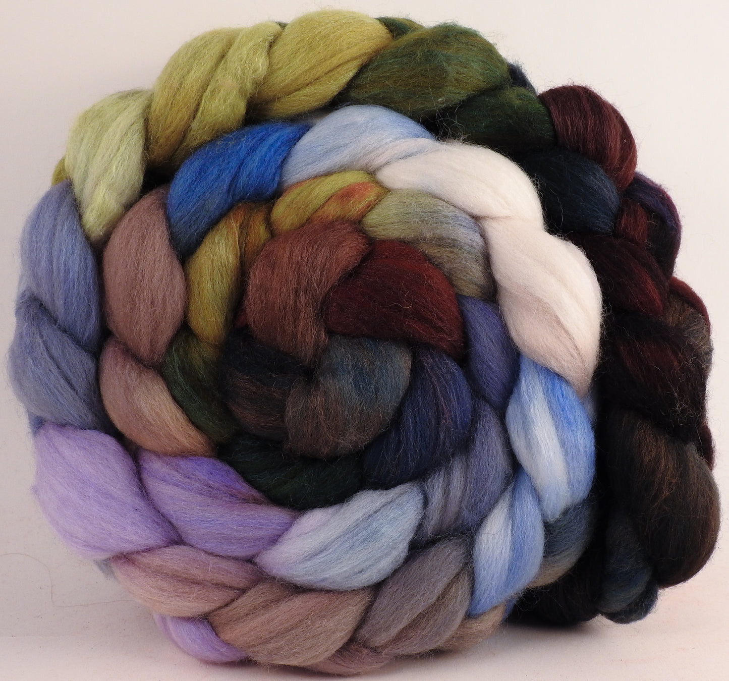 Polwarth /Tussah silk Top (60/40)- Blue Heron -5.3 oz