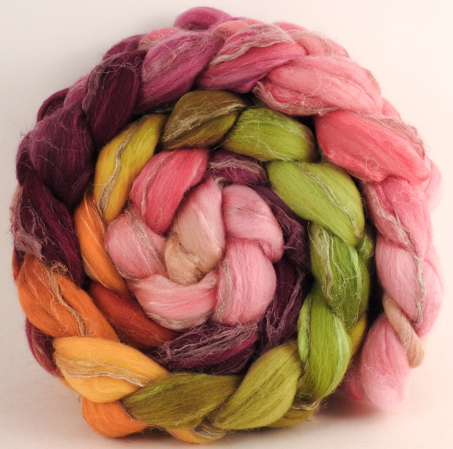 Merino/ Tussah Silk/ Natural Flax (50/25/25) -Ranunculus- (5.6 oz.)