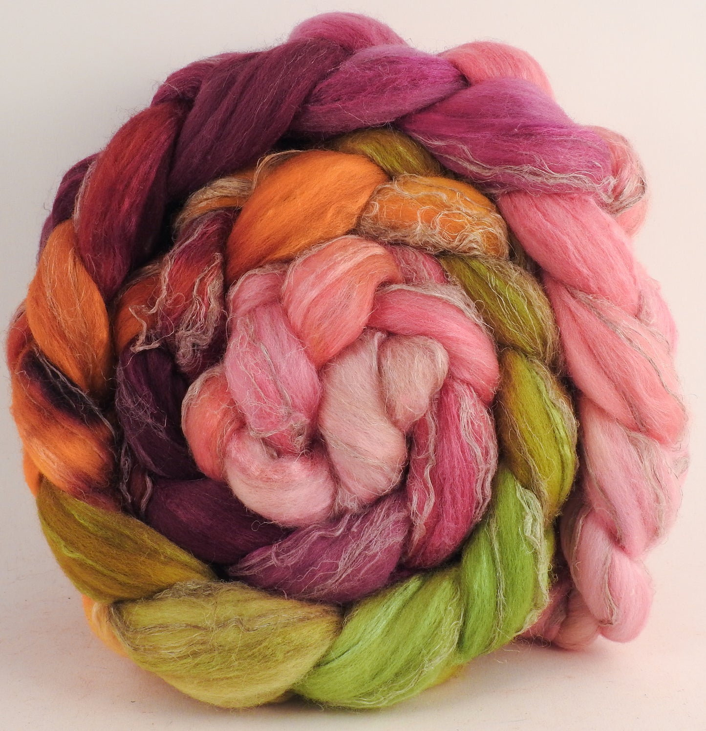 Merino/ Tussah Silk/ Natural Flax (50/25/25) -Ranunculus- (5.6 oz.)