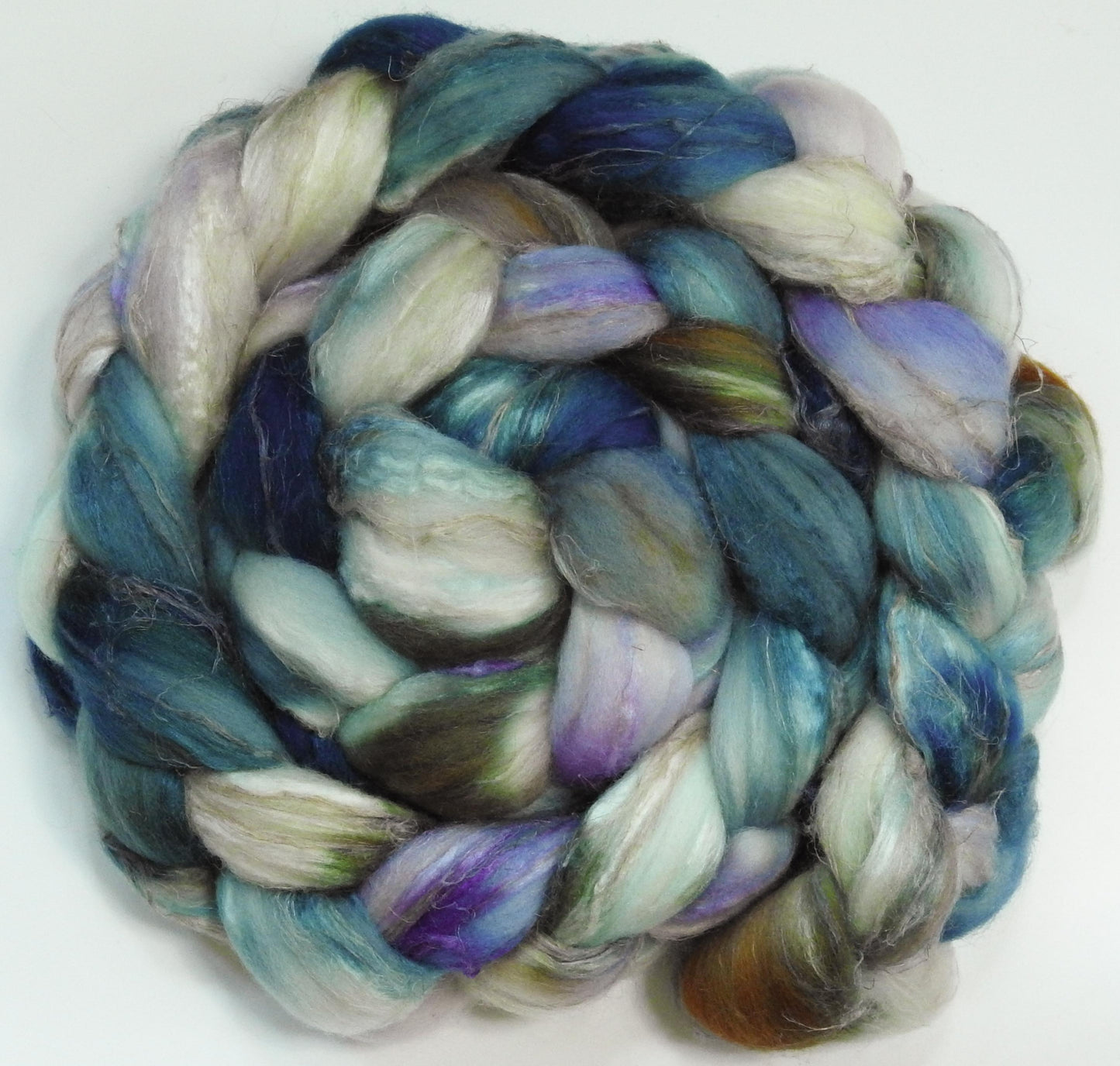 Oysters (6.1 oz) -Glazed Solid- Merino/ Tussah Silk/ Natural Flax (50/25/25)