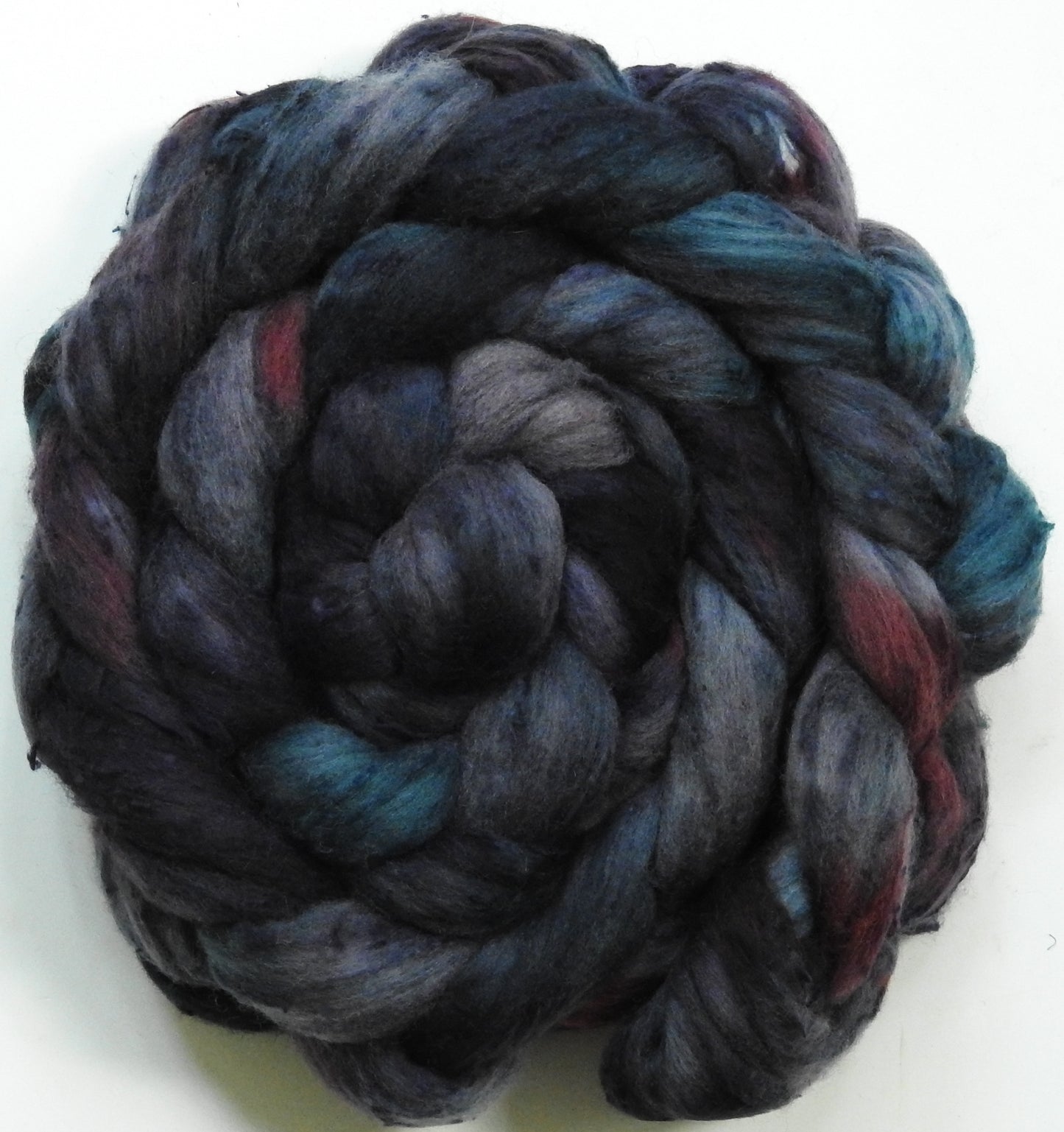 Graphite - 25 micron Merino/ Silk Slubs (70/30)