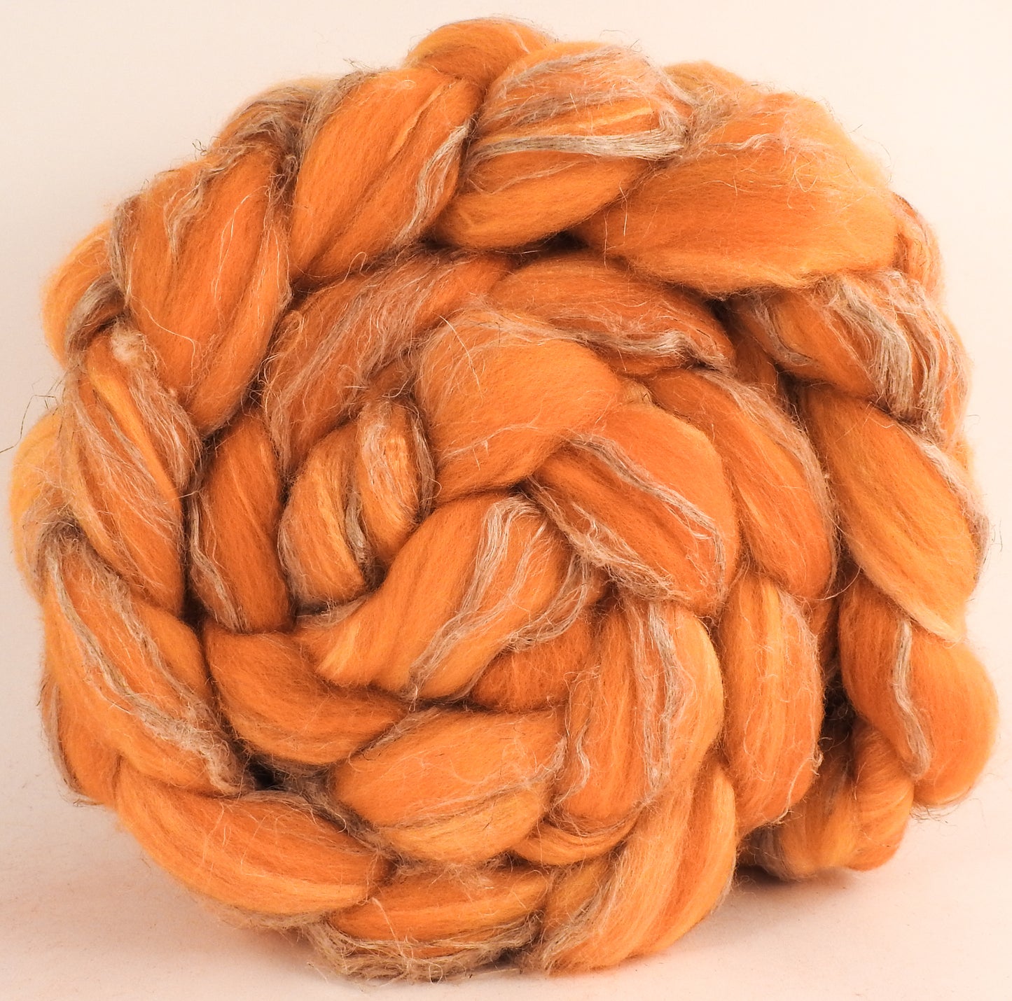 Merino/ Tussah Silk/ Natural Flax (50/25/25) -Marigold - (5.6 oz.)