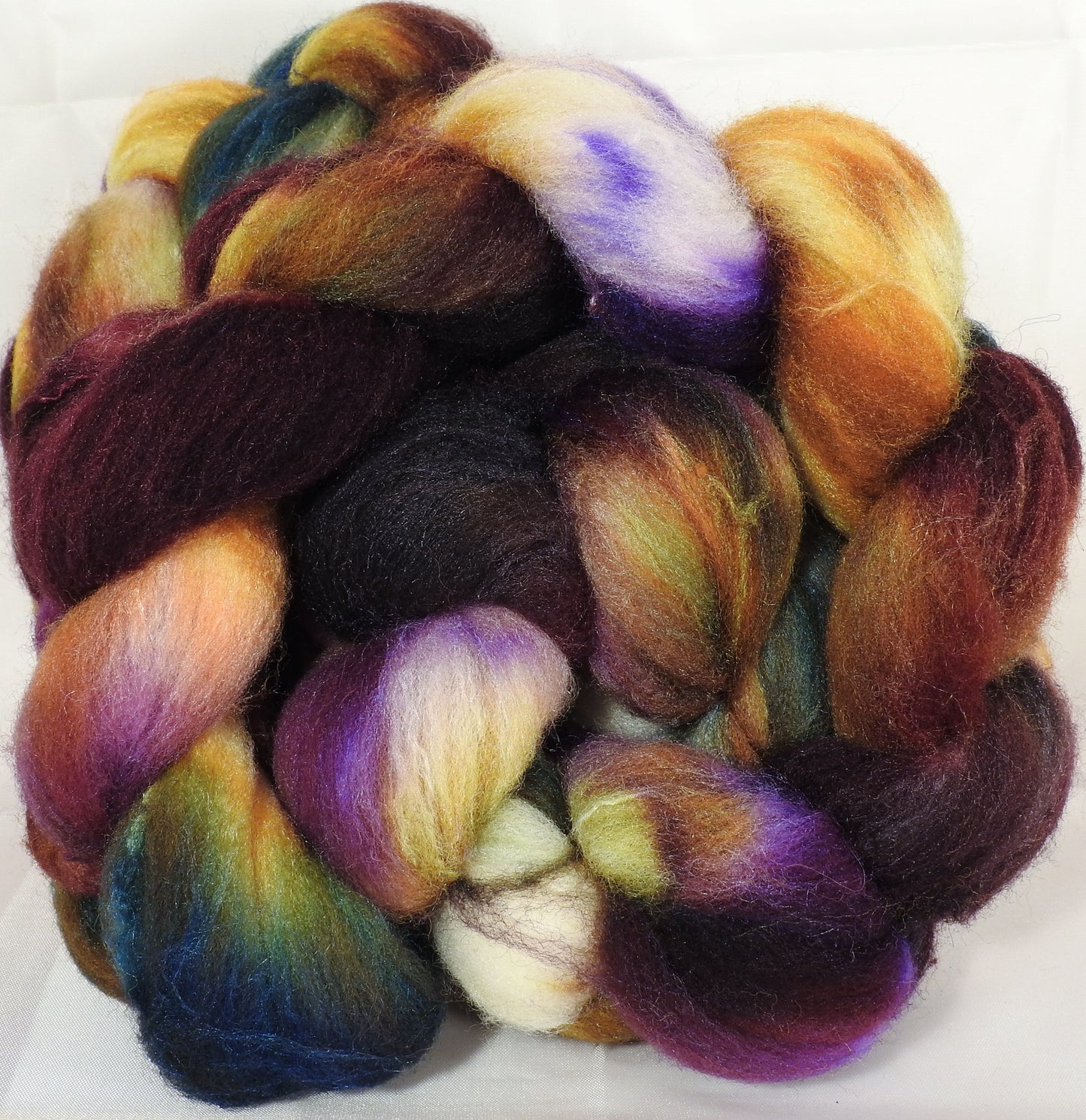 British Southdown/ tussah top (65/ 35) - Chivalry- 4.9 oz. - Inglenook Fibers