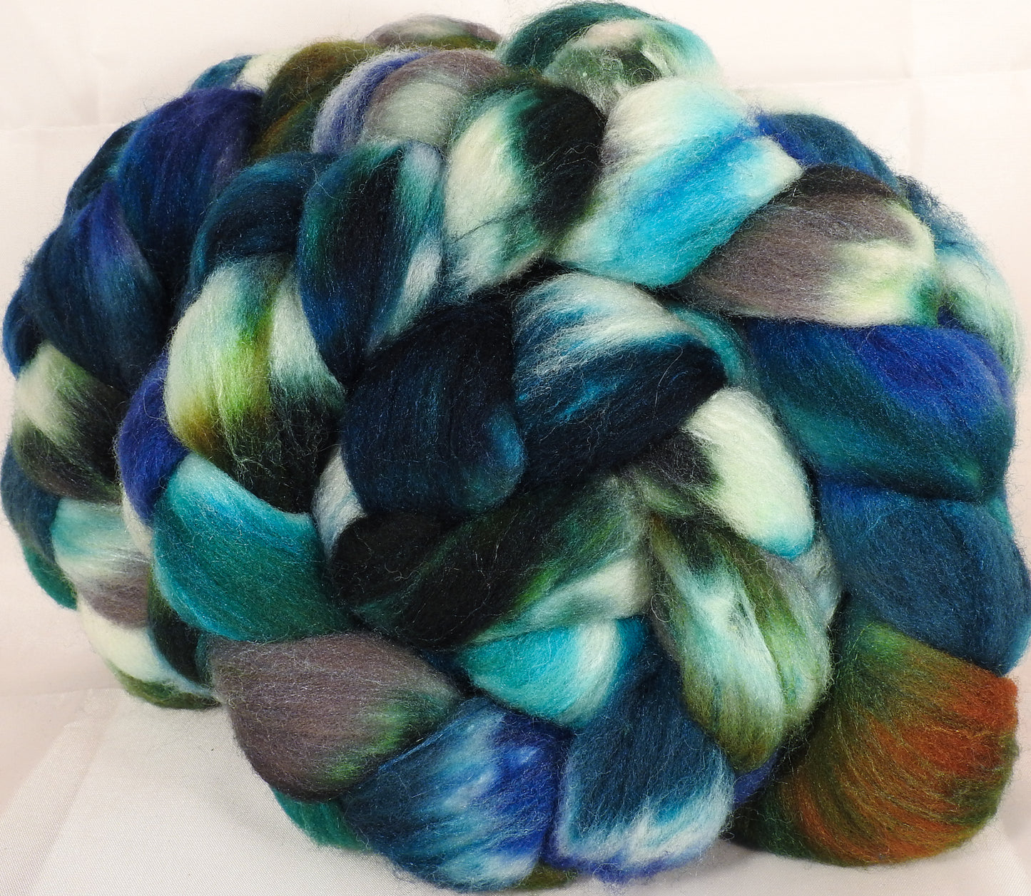 British Southdown/ tussah top (65/ 35) -Kraken - 5.6 oz. - Inglenook Fibers
