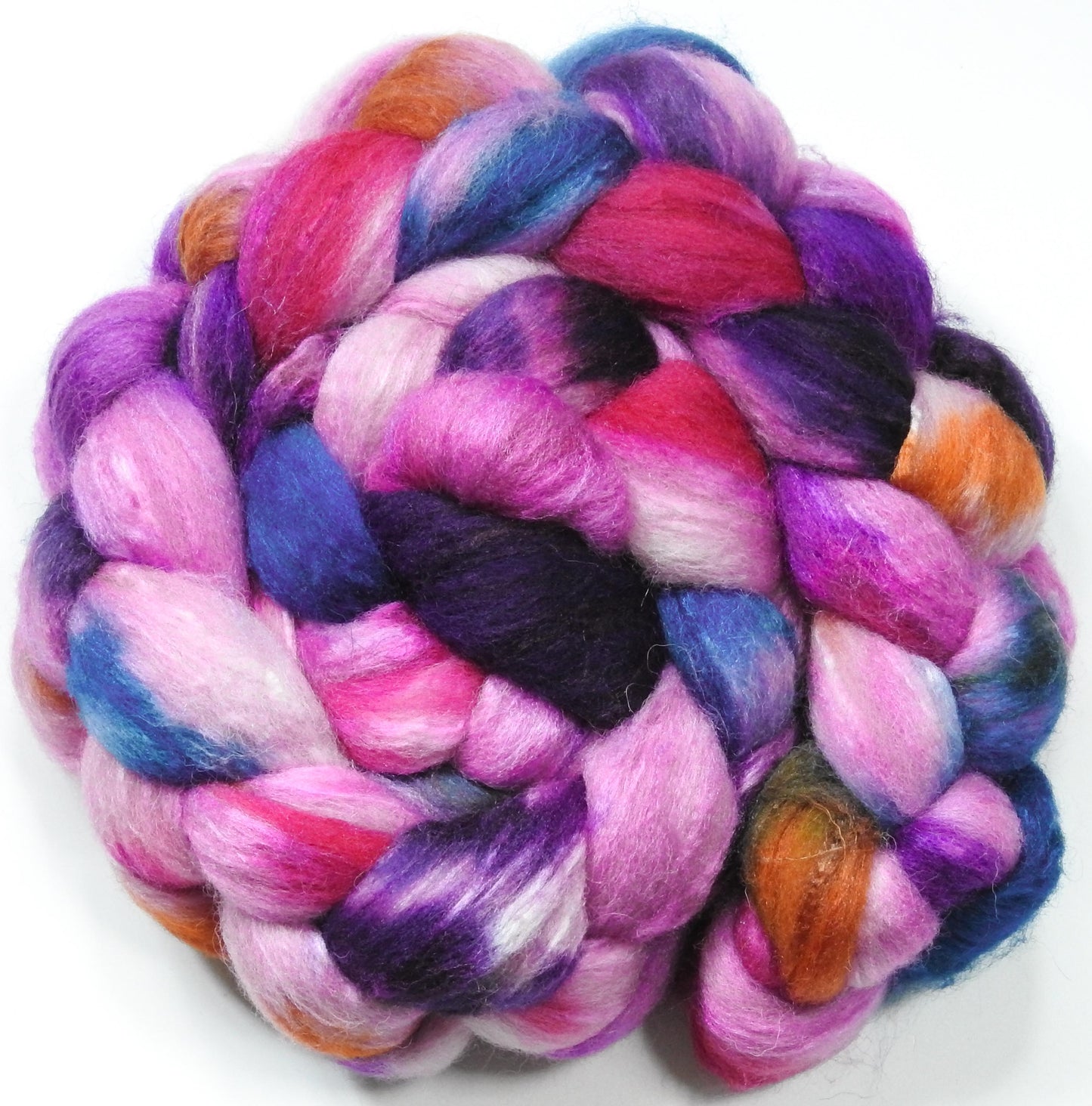 Petunia Redux - (5.9 oz.) - British Southdown/ tussah silk top (65/ 35)