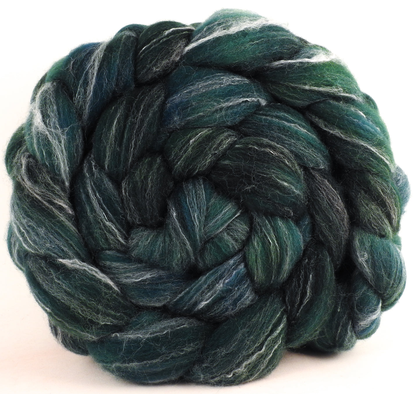 Targhee/silk/ bamboo ( 80/10/10) -Juniper -(5.7 oz.)