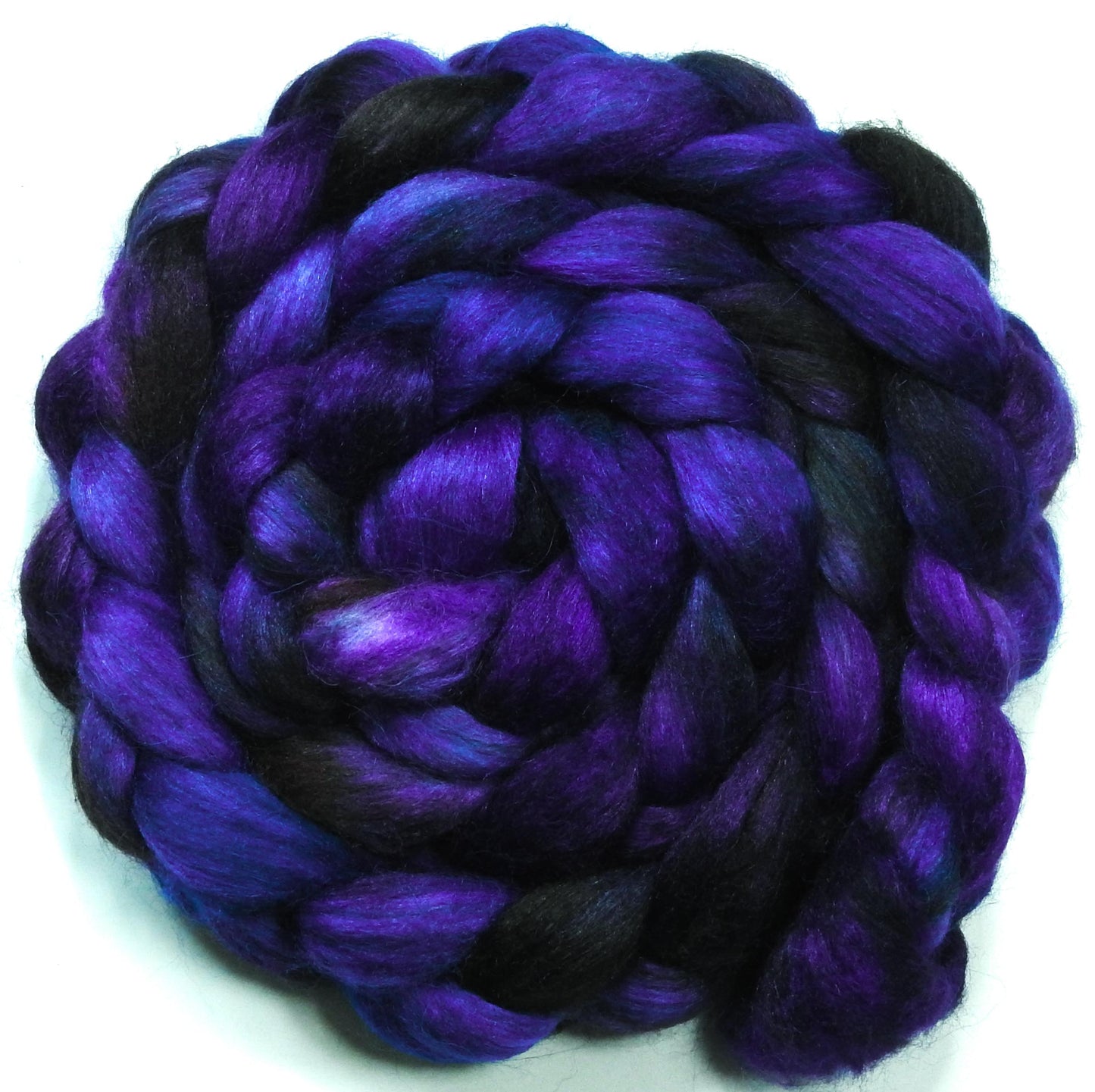 Nightfall- Fusion Series (5 oz) - Grey Alpaca/Tussah Silk (50/50)