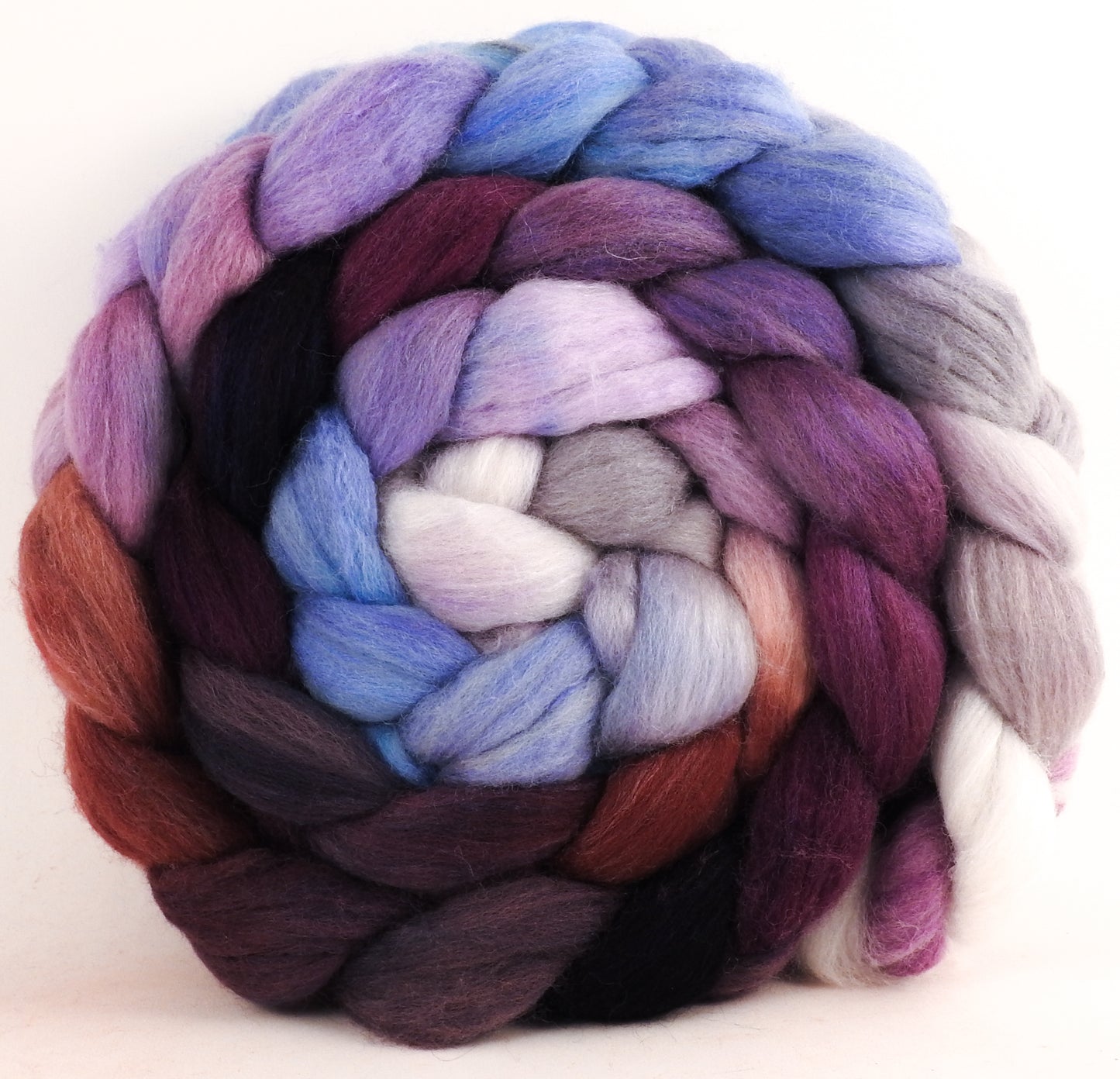 Polwarth /Tussah silk Top (60/40)-Winter Haystacks- 5.2 oz.