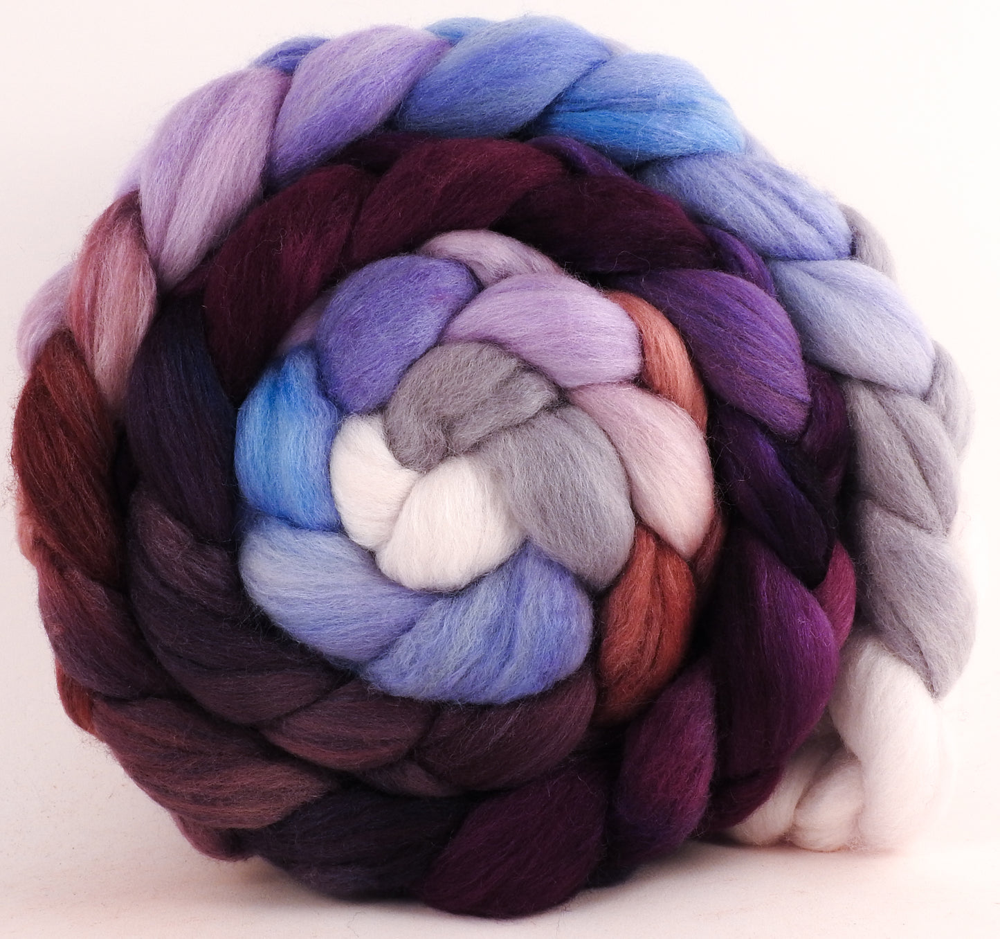 18.5 Micron Merino/ Tussah Silk (50/50) - Winter Haystacks -5.5 oz