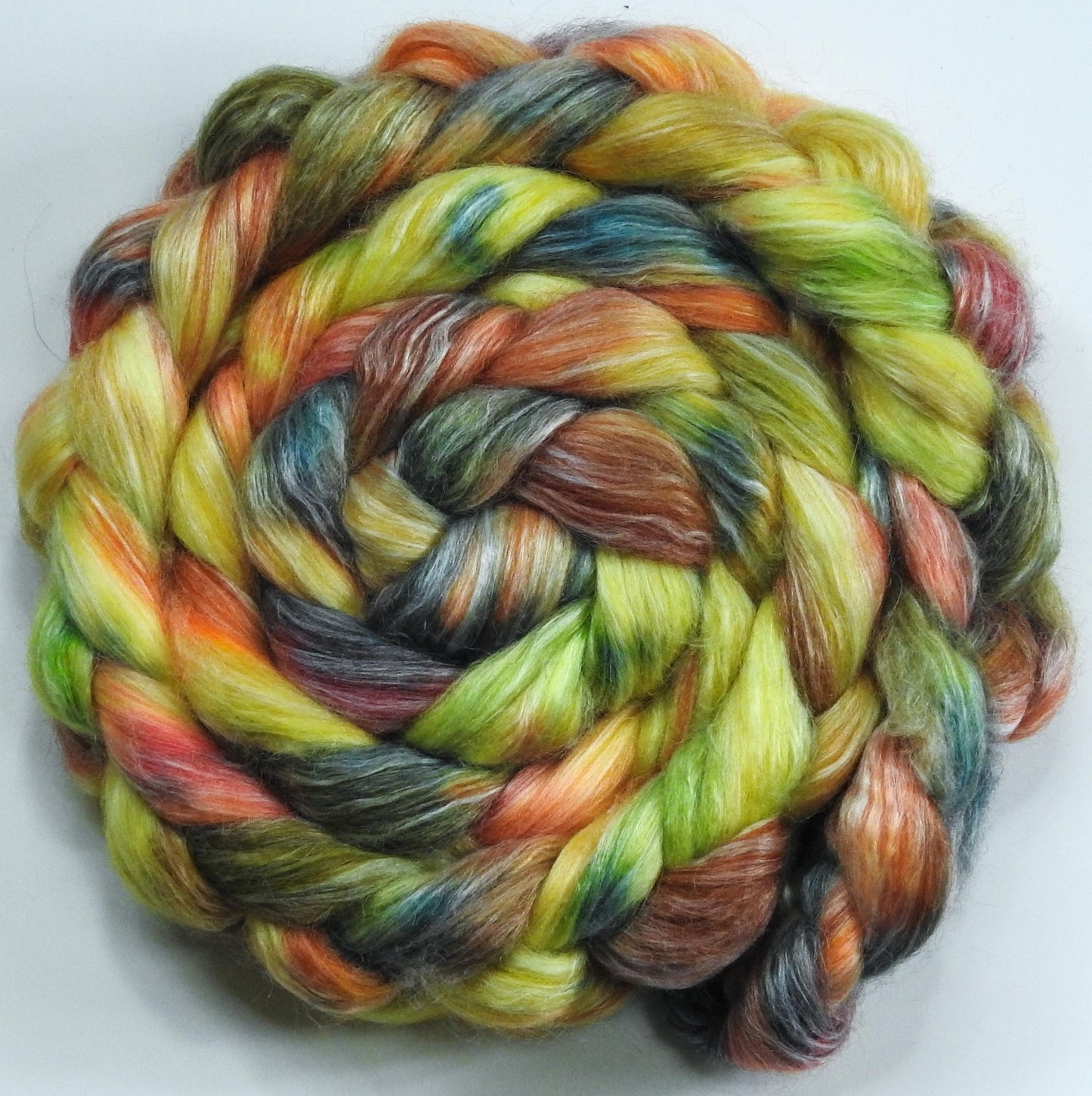 Limeade - Fusion Series - White-faced Woodland/ Ramie/ Llama/ Bamboo (35/35/15/15)