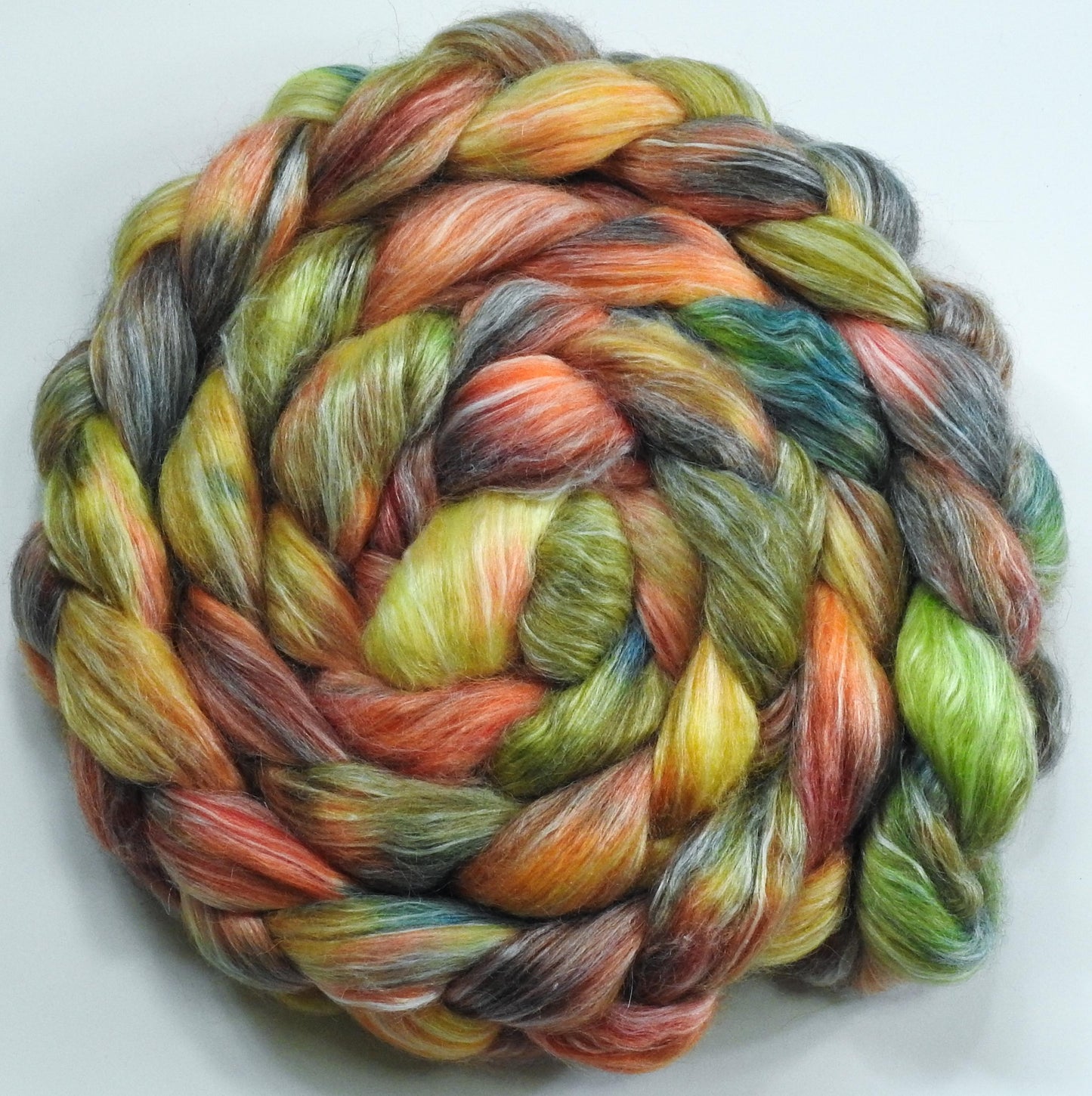 Limeade - Fusion Series - White-faced Woodland/ Ramie/ Llama/ Bamboo (35/35/15/15)