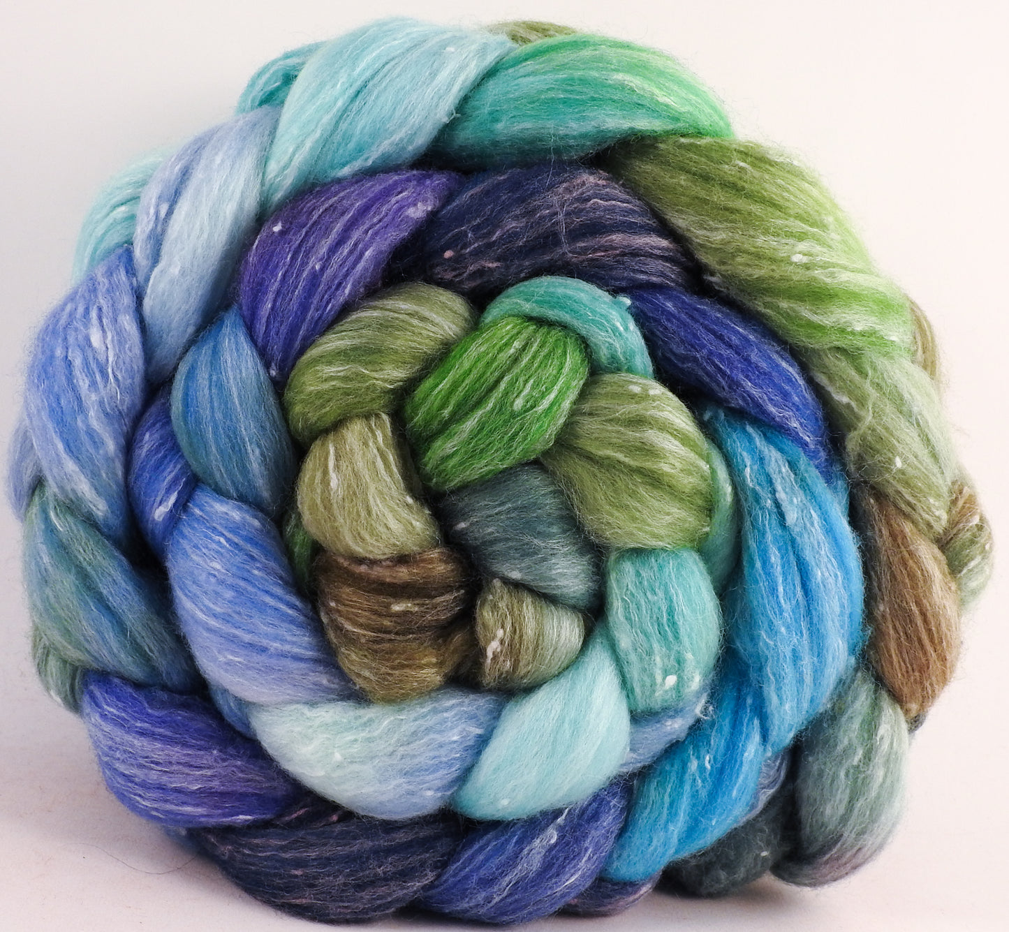 Merino/ Bamboo/ Tweed Blend (⅓ each) -Water Pixie - (5.5 oz.)