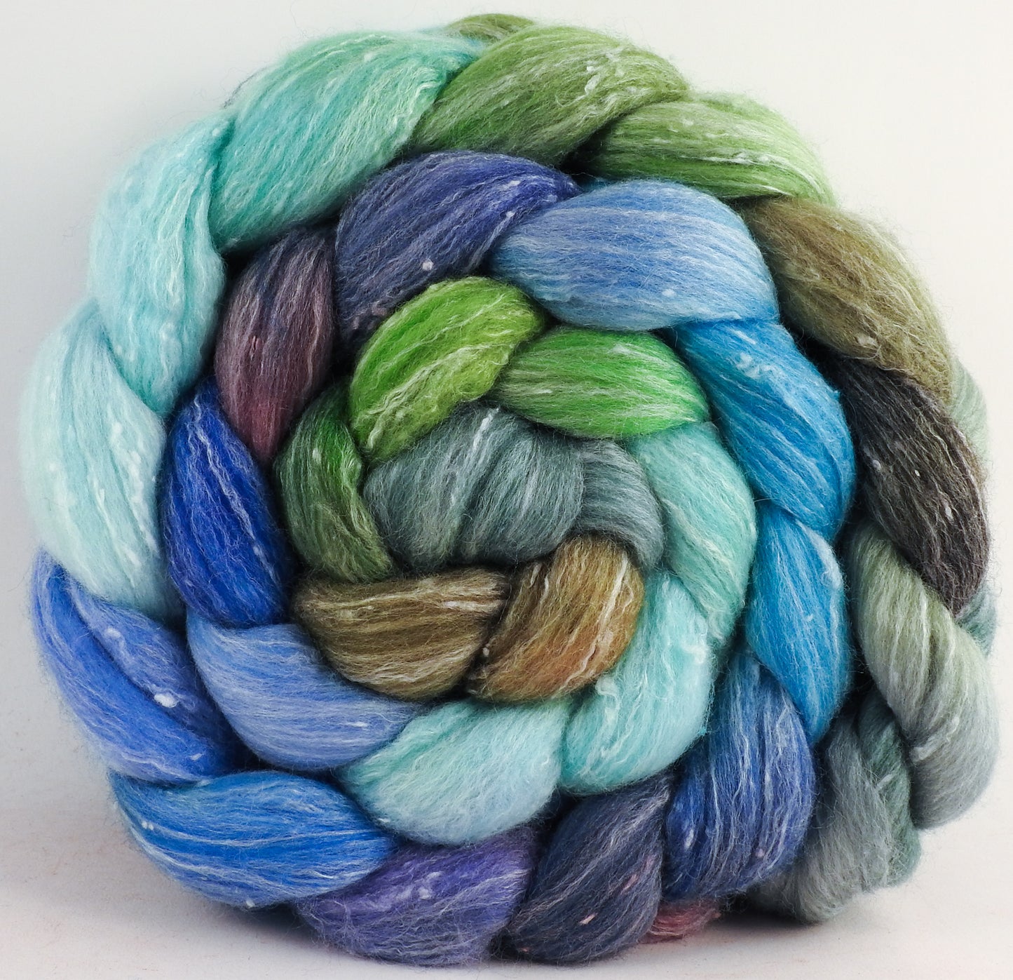 Merino/ Bamboo/ Tweed Blend (⅓ each) -Water Pixie - (5.5 oz.)