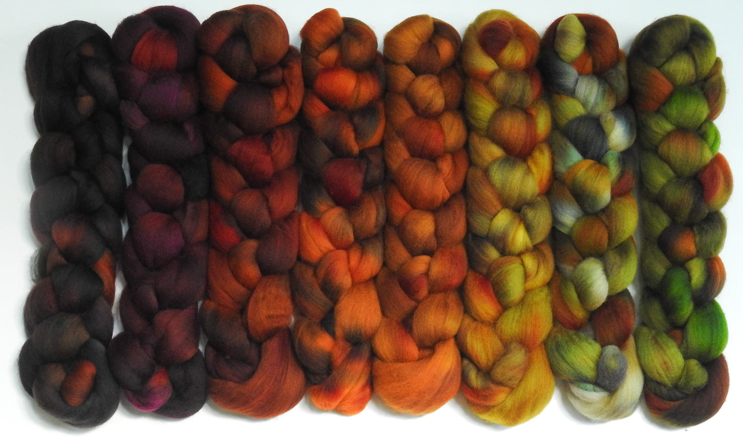 Sing to me, Autumn- Gradient Braid Set - Fusion Series -(10.8 oz.) Oatmeal Haunui (20.8 mic)