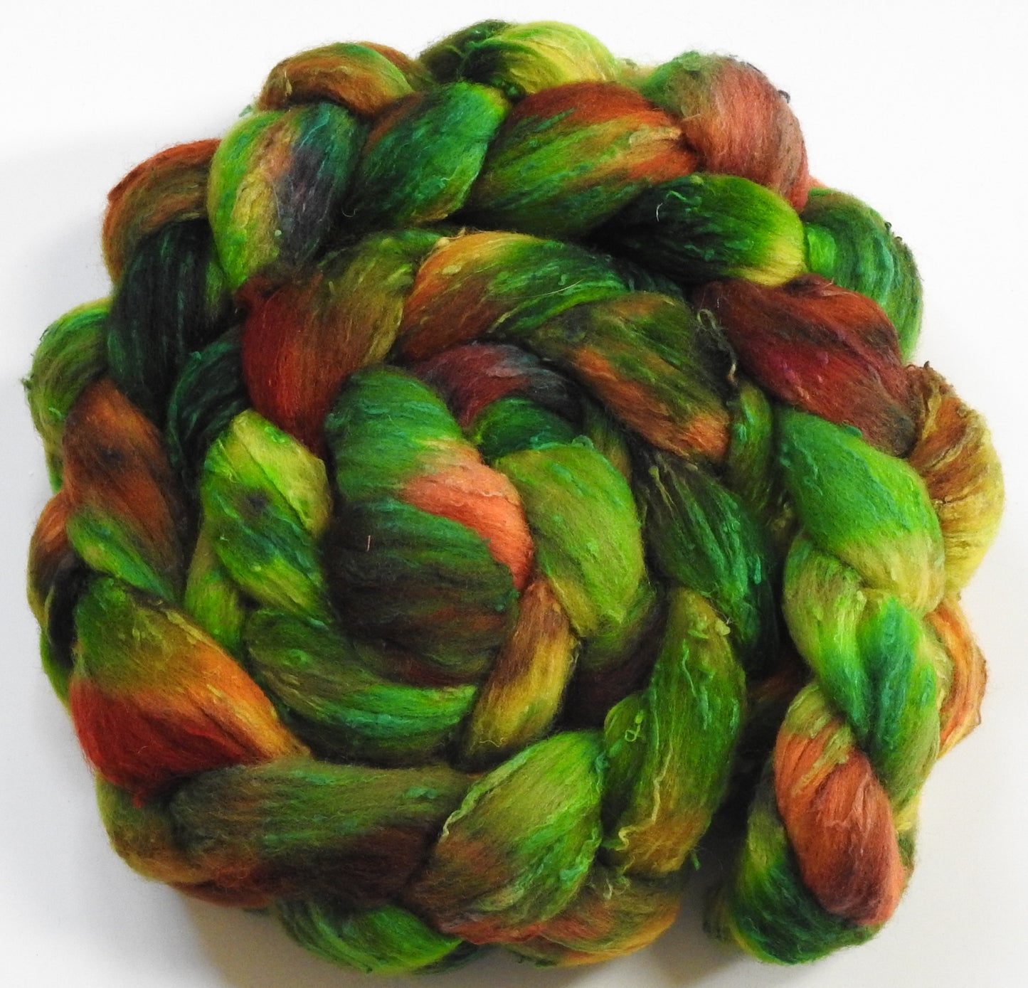 Frog Prince (5.8 oz)- 25 micron Merino/ Silk Slubs (70/30)