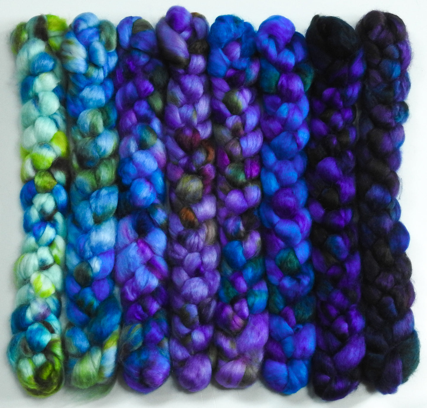 Ode to Hydrangeas - Gradient Braid Set-Fusion Series -(9 oz ) -100% Cashmere