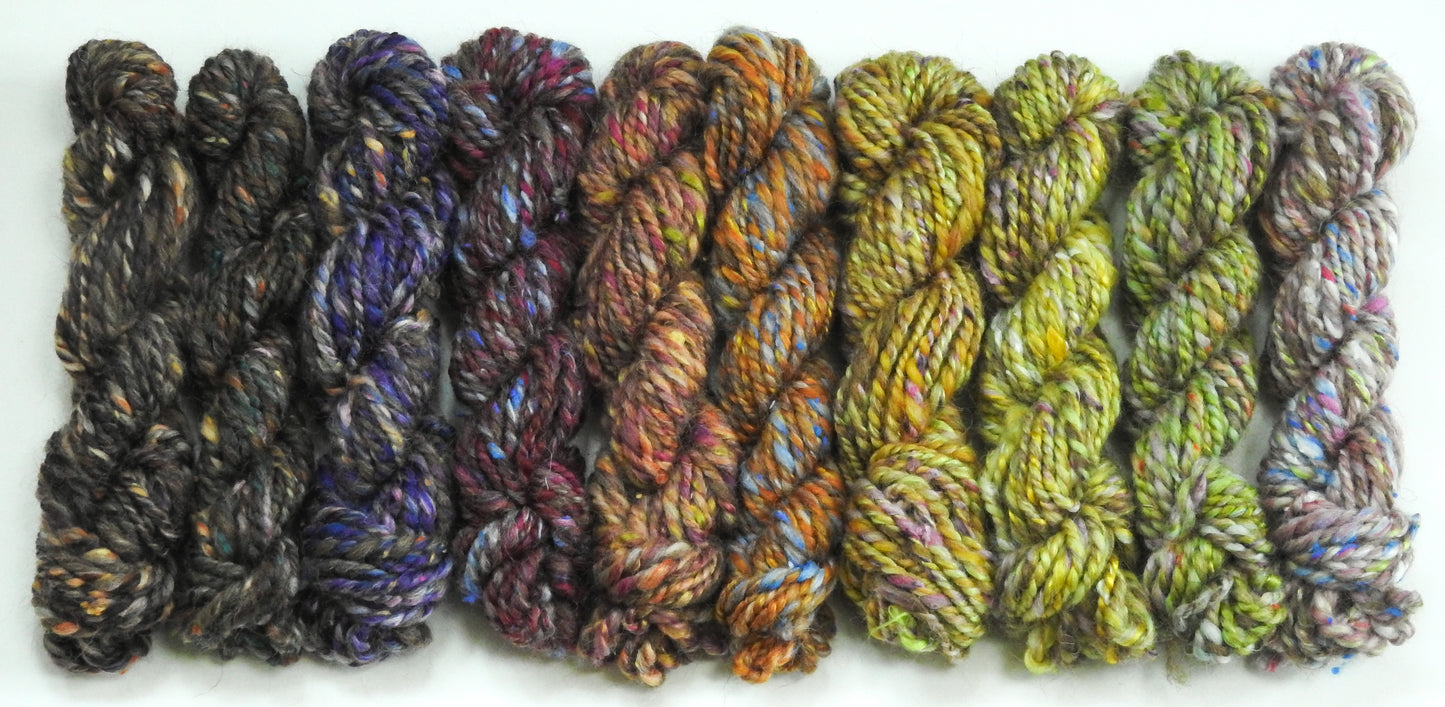 Pie Blends - Pumpkin- Merino/Manx/Tweed Blend/Mulberry silk  (40/25/25/10)