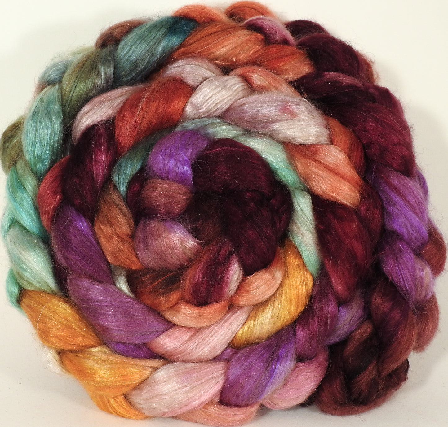 Baby camel/ tussah silk top ( 50/50) -The Red Queen - Inglenook Fibers