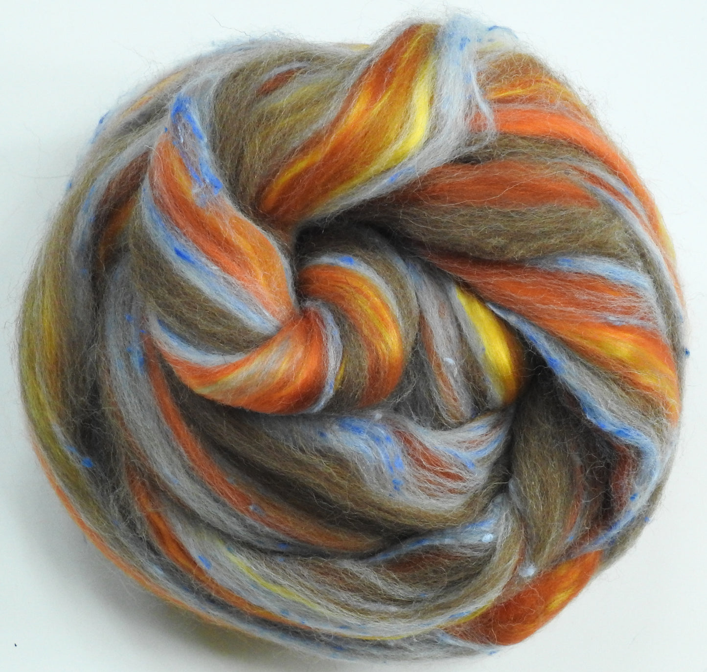 Pie Blends - Pumpkin- Merino/Manx/Tweed Blend/Mulberry silk (40/25/25/10)