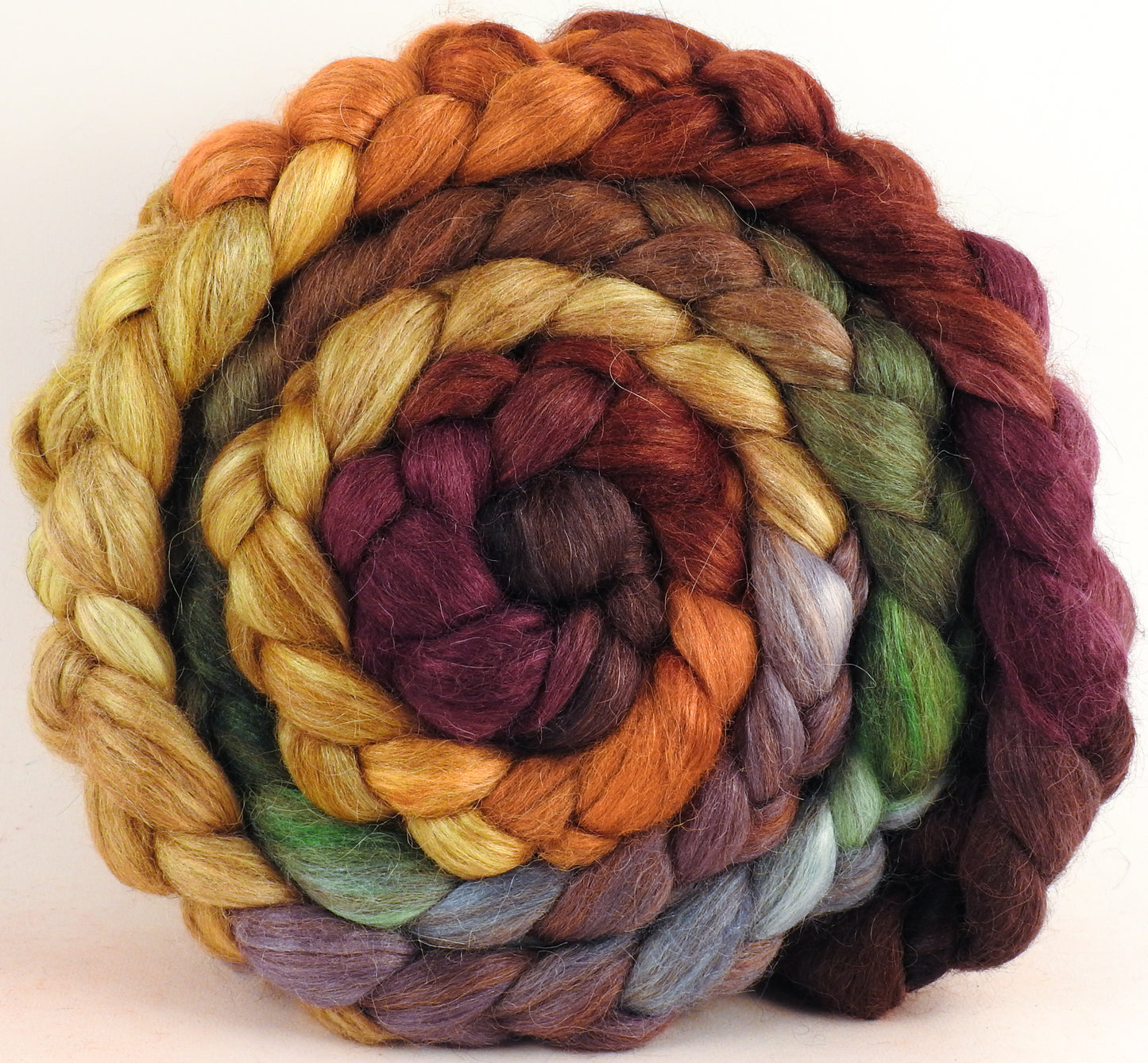 Grey Alpaca/Tussah Silk (50/50) -Trumpkin - (5.3 oz.)