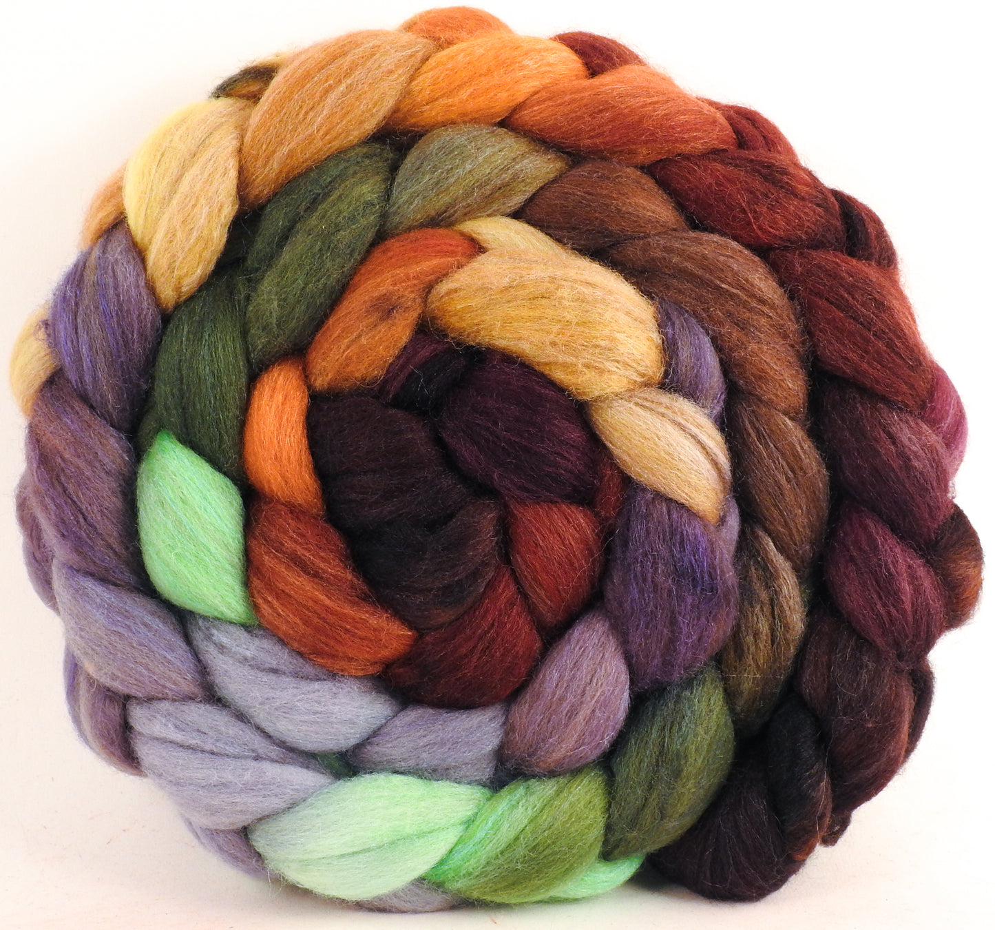Polwarth /Tussah silk Top (60/40)-Trumpkin