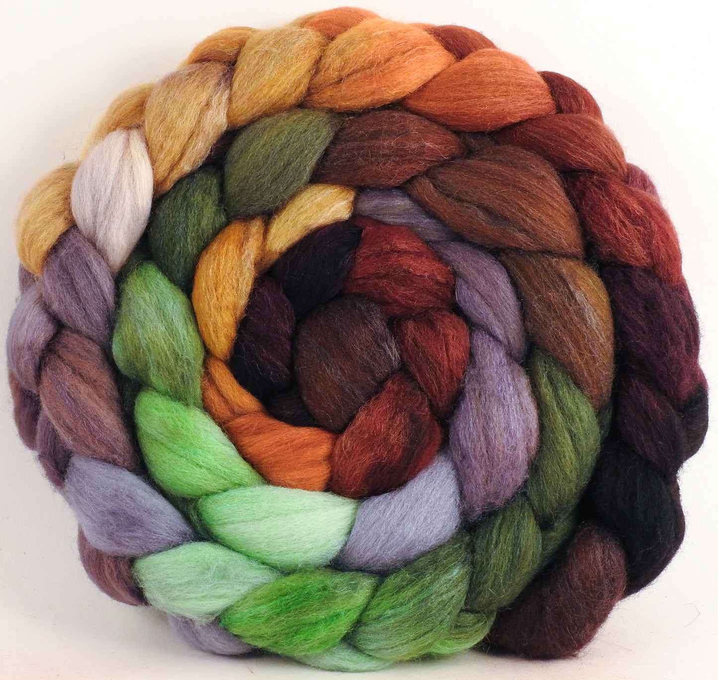 Polwarth /Tussah silk Top (60/40)-Trumpkin