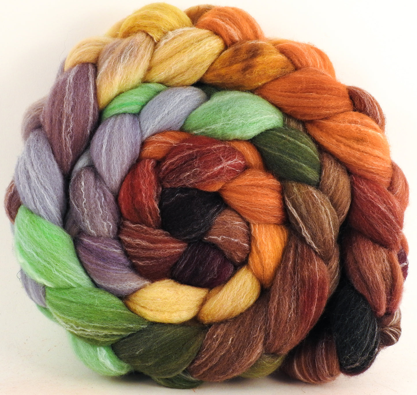 Targhee/silk/ bamboo (80/10/10) -Trumpkin -(5.5 oz.)