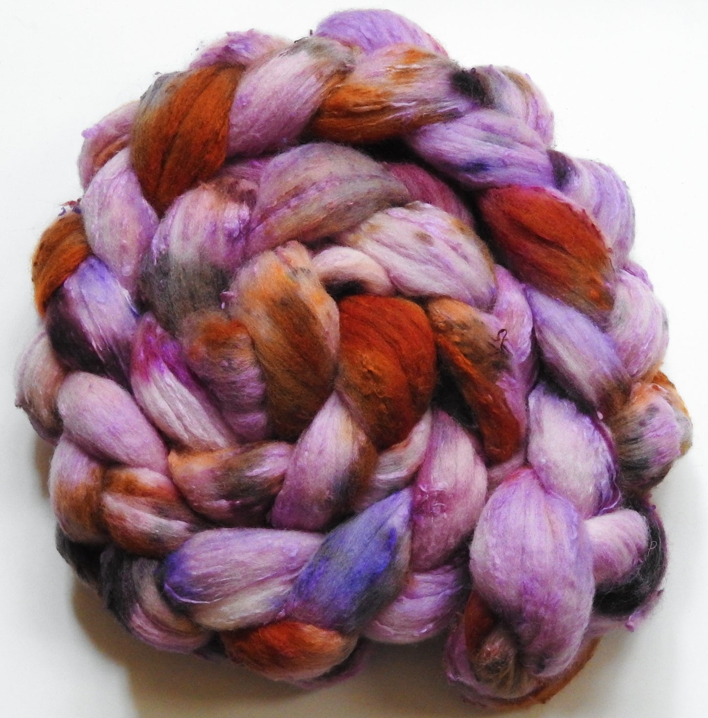 Autumn Crocus (5.7 oz)- 25 micron Merino/ Silk Slubs (70/30)