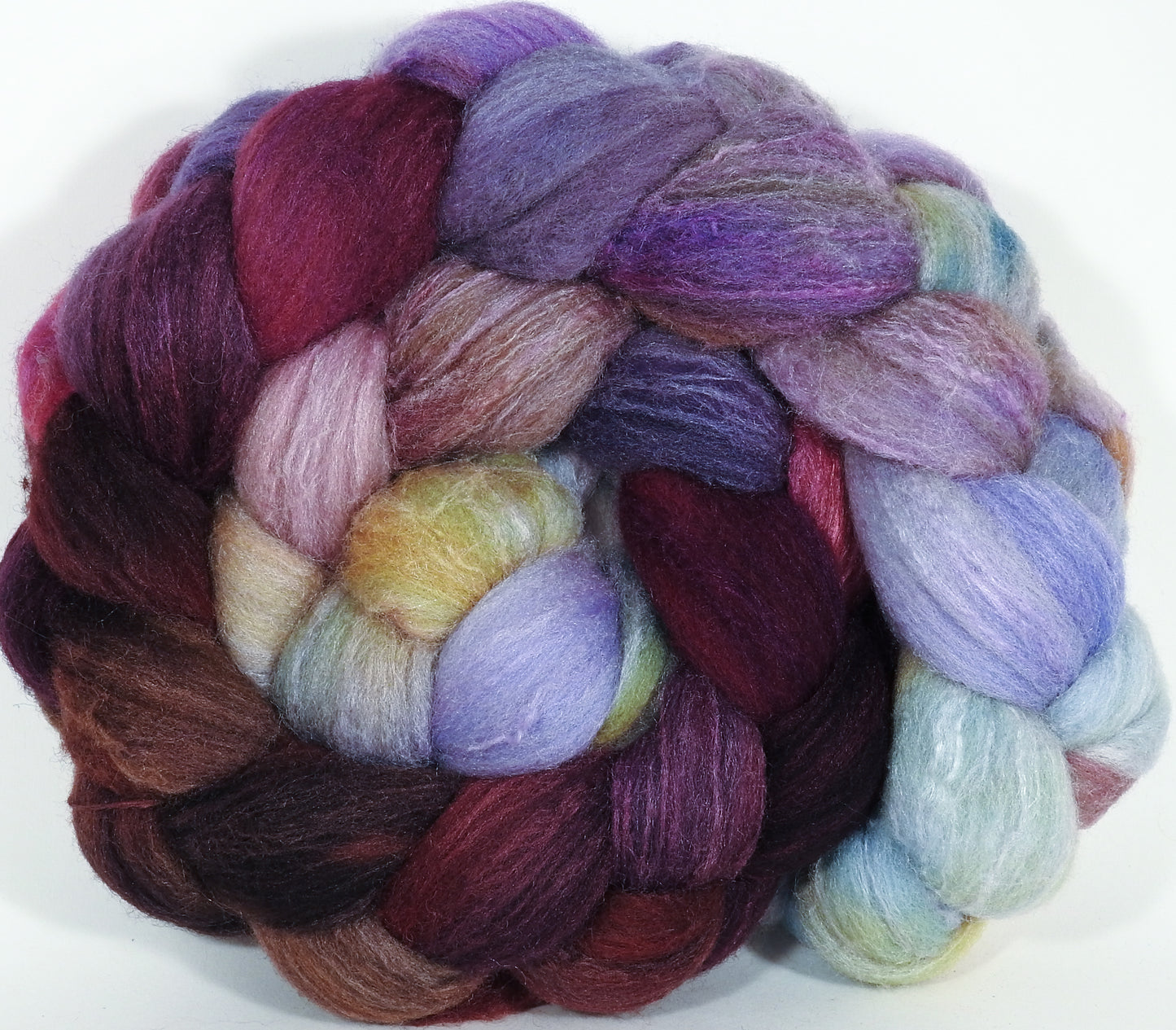 British Southdown/ tussah top (65/ 35) - Provence - Inglenook Fibers