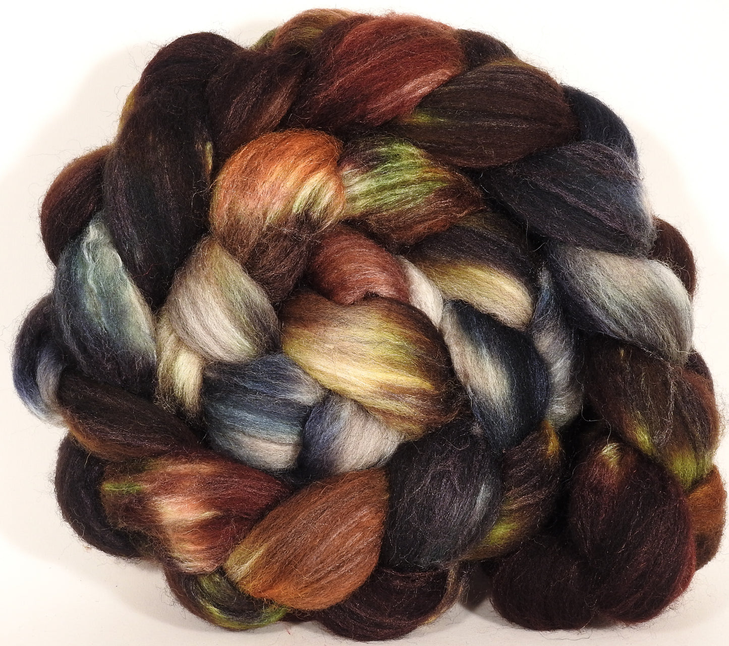 Mixed UK Bfl/ Tussah Silk (75/25) - The Walrus - 5 oz. - Inglenook Fibers