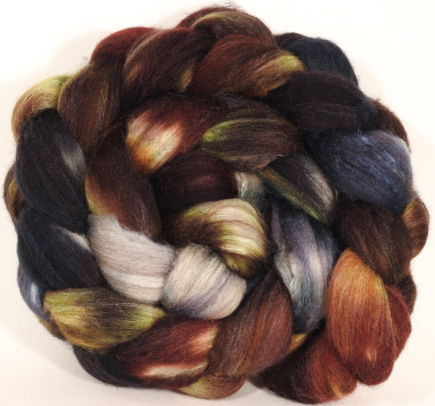 Mixed UK Bfl/ Tussah Silk (75/25) - The Walrus - 5 oz. - Inglenook Fibers