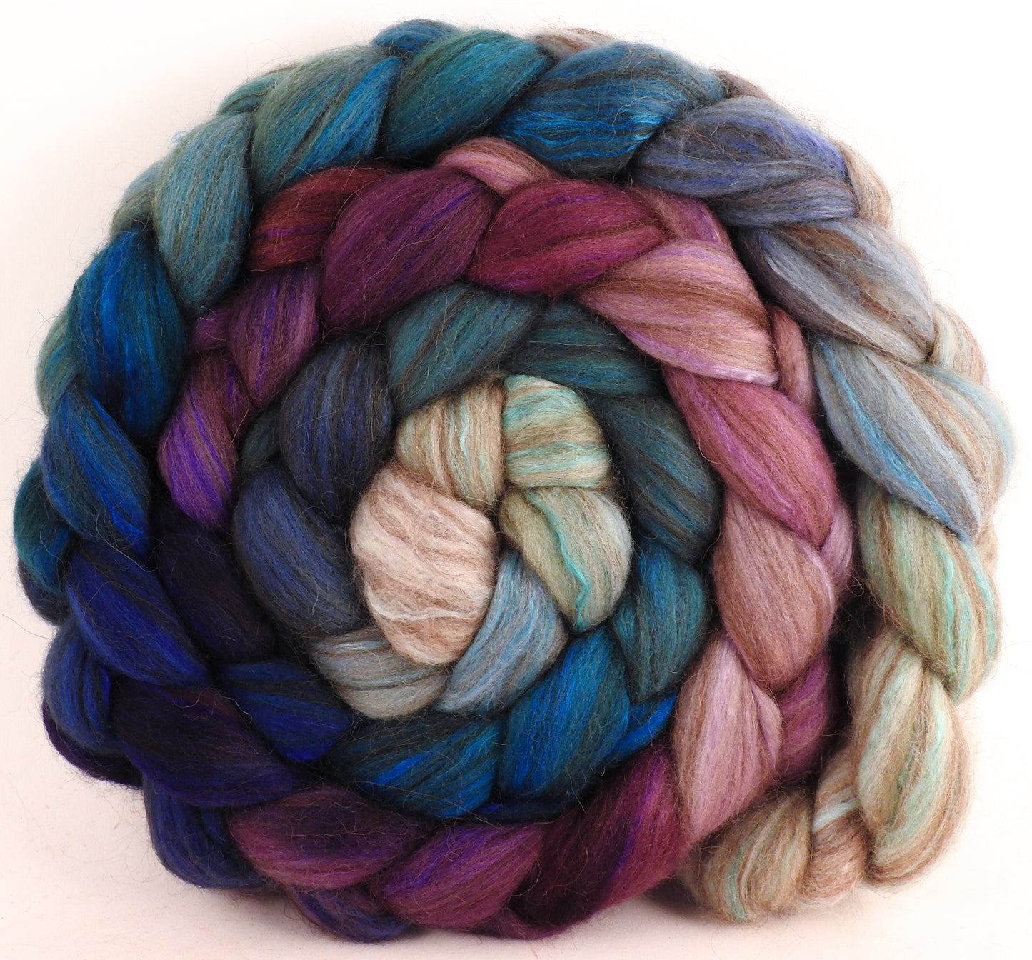 Dawn Treader- 18.5 mic merino/ camel/ brown alpaca/ mulberry silk/ (40/20/20/20) - 5.6 oz