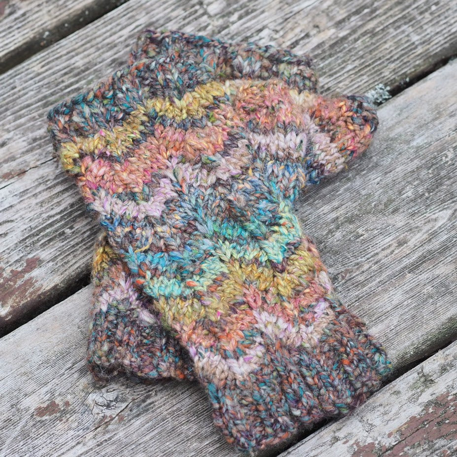 Geology Blend Sampler Pack - (4 oz.) Superfine Merino/ Manx Loaghtan/ Tweed Blend / Silk (40/25/25/10) - Inglenook Fibers