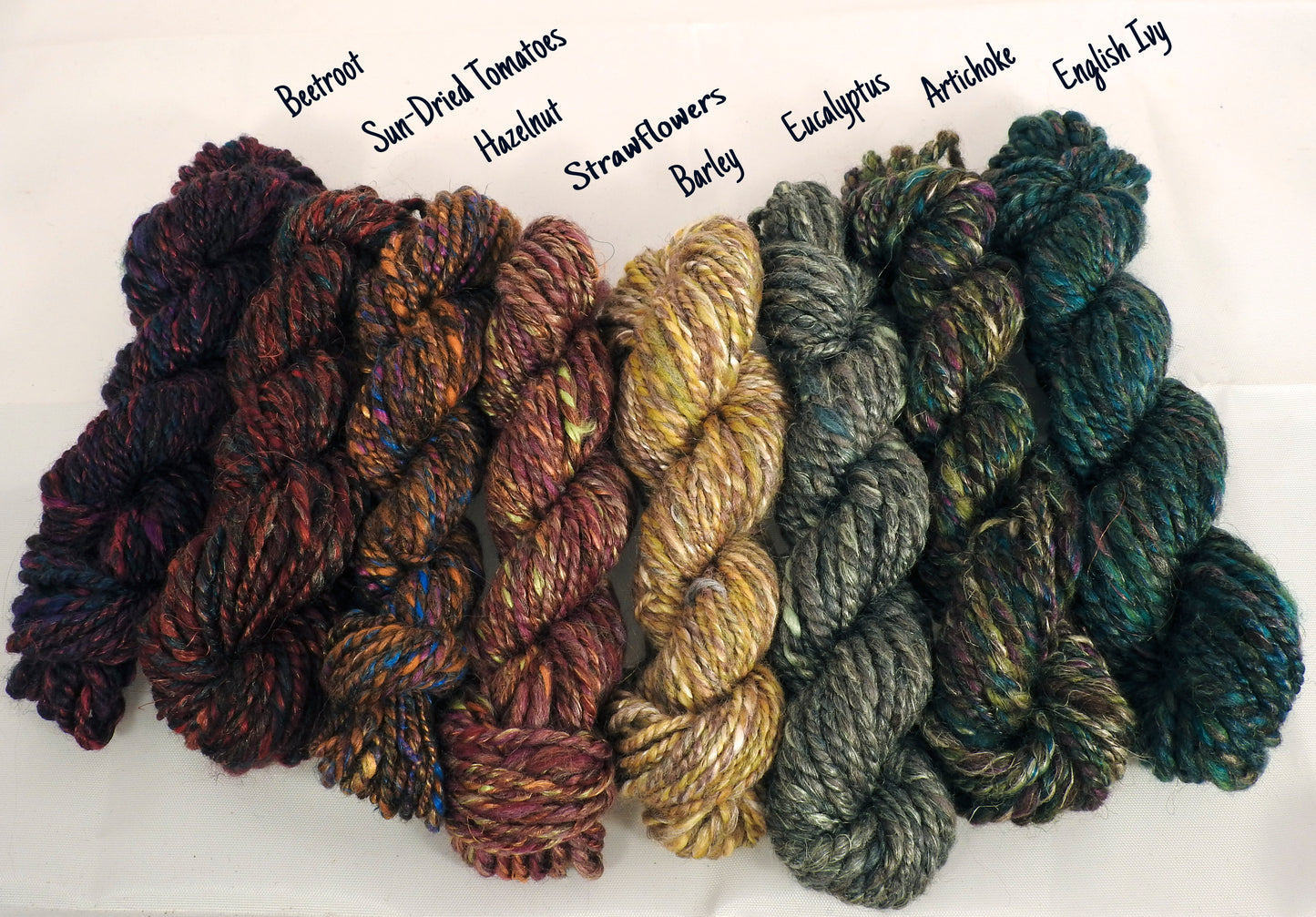 English Ivy - Custom Blended Top- Corriedale/ Superfine Merino/Peduncle and Mulberry Silk/ FLAX (40/25/25/10) - Inglenook Fibers