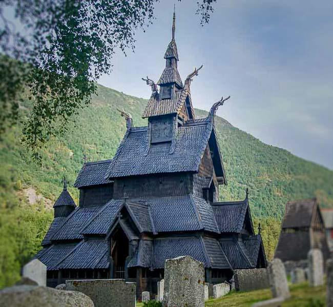 100% Pure Cashmere - Stave Church