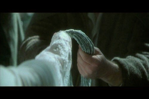 Hithlain ( Elven rope) - Merino/Peduncle & Mulberry Silk/Grey Baby Alpaca/ Iridescent Stellina (60/25/10/5)