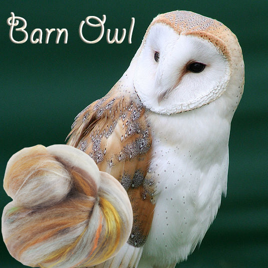 Non-sparkle Sticklebatts - Owlery (4.9 oz) - 35% CVM/Rambo/Cotswold/Finn X and Corriedale Fleeces; merino, corriedale top, silk, bamboo, silk noil