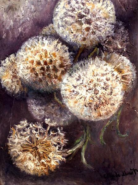 Monet's Dandelions - Sticklebatts - 30% CVM/Rambouillet/Finn/Cotswold x fleece; merino, organic polwarth, shetland, manx, rambouillet, manx, silk (tussah, peduncle, mulberry), bamboo, silk noil - Inglenook Fibers