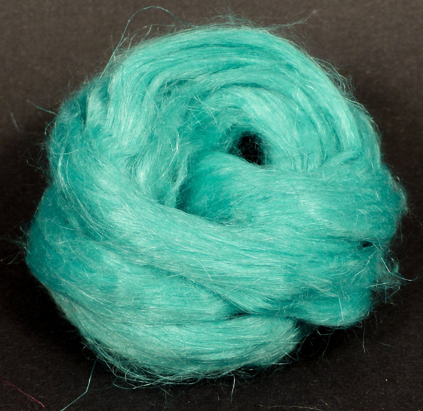 100% Dyed Flax combed top - Marine - (2 oz.) - Inglenook Fibers