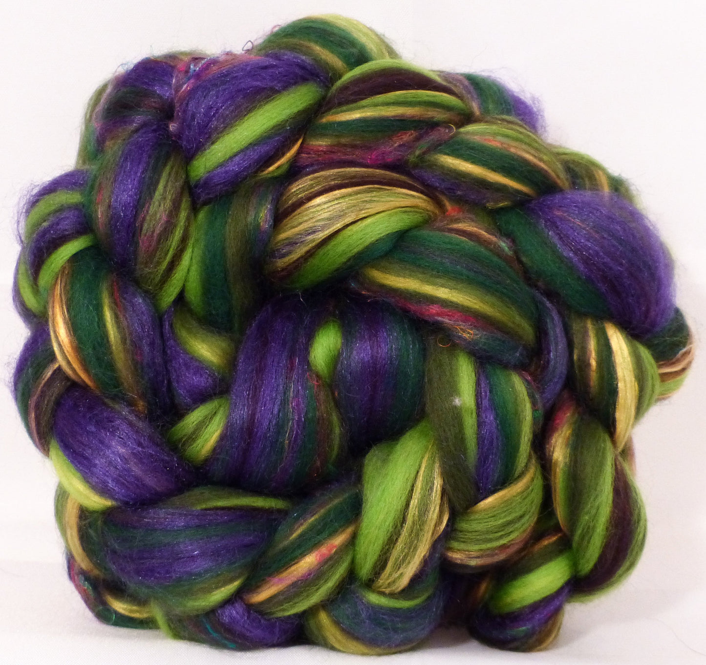 So Sari Blend -Forest- Merino/ Sari Silk / Silk (50/25/25) - Inglenook Fibers