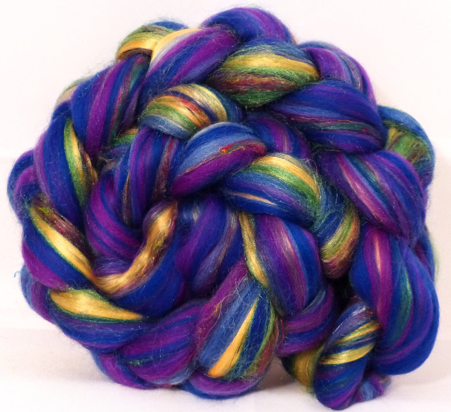 So Sari Blend -Cobalt- Merino/ Sari Silk / Silk ( 50/25/25) - Inglenook Fibers