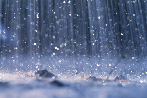 April Showers - Non-Sparkle Sticklebatts (4 oz) - 30% Finn fleece; merino, polwarth, silk, bamboo, silk noil