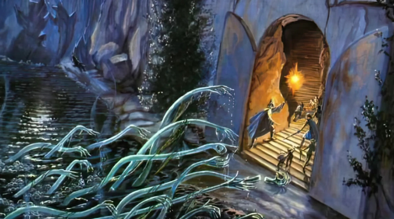 Watcher in the Water (5.7 oz) - Blue-faced Leicester / tussah  (70/30)