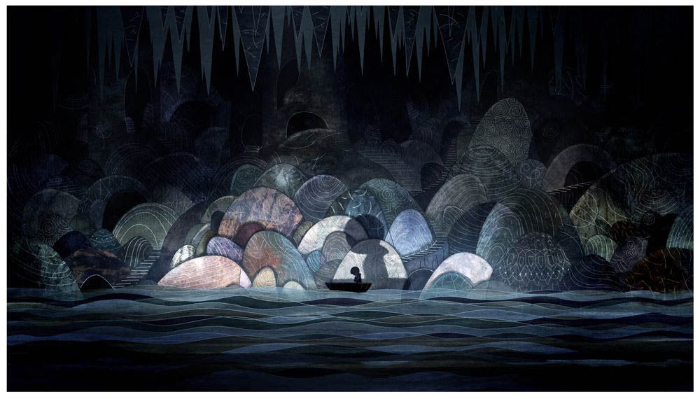 Fairy Cavern (4.1 oz) - NON-Sparkle Sticklebatts -Nash Island fleece; merino, Masham, Hebridean, polwarth, silk, bamboo, silk noil