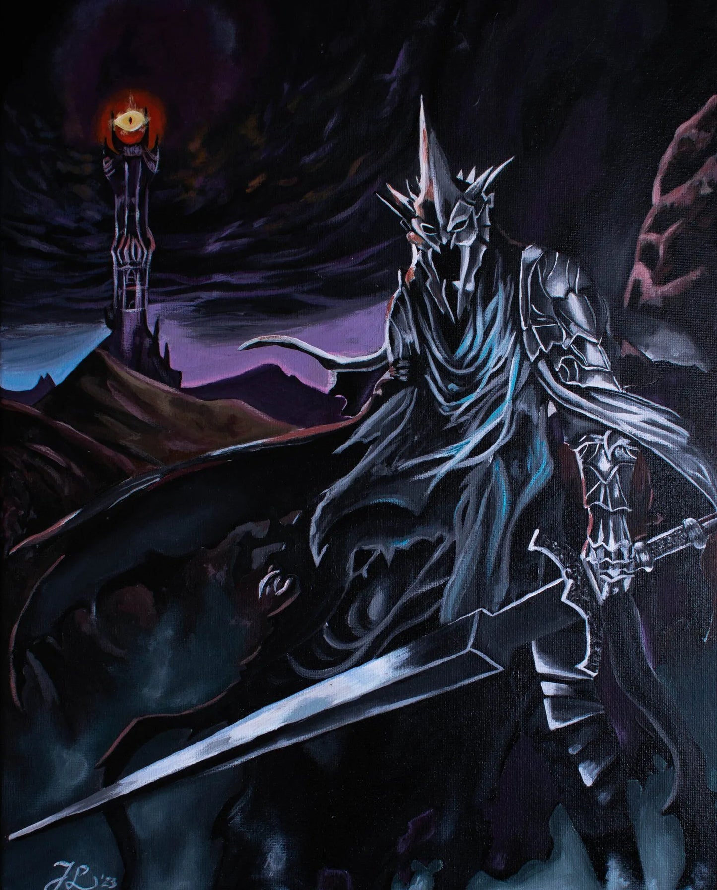 Witch-King (5.8 oz) - Polwarth / Tussah silk (85/15)