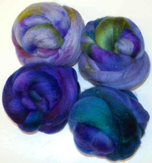 Blue-aholic- Gradient Set -(5.3 oz).-  Haunui /mulberry silk (70/30)